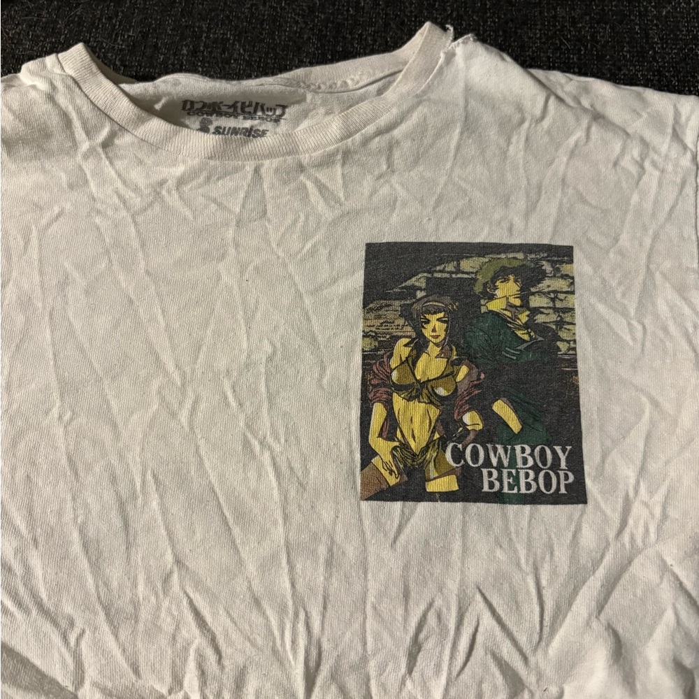 Cowboy Bebop White Graphic T-Shirt